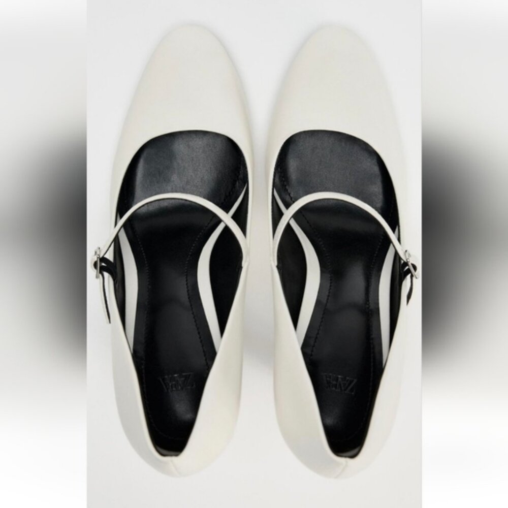 ZARA CURVED HEEL PUMP - Picture 5 of 5
